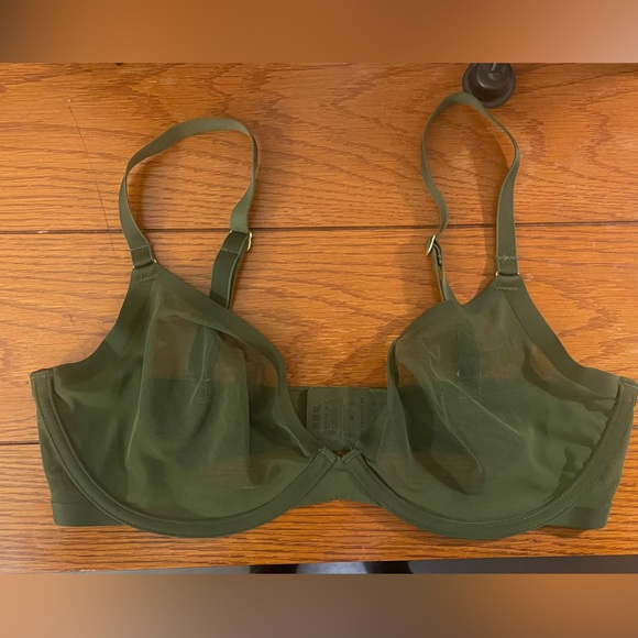 CUUP plunge mesh bra in vine 32E - Picture 1 of 4